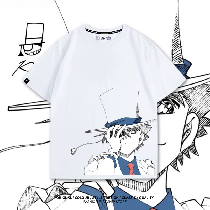 怪盜基德 2025親子情侶男女同款 印花短袖T恤