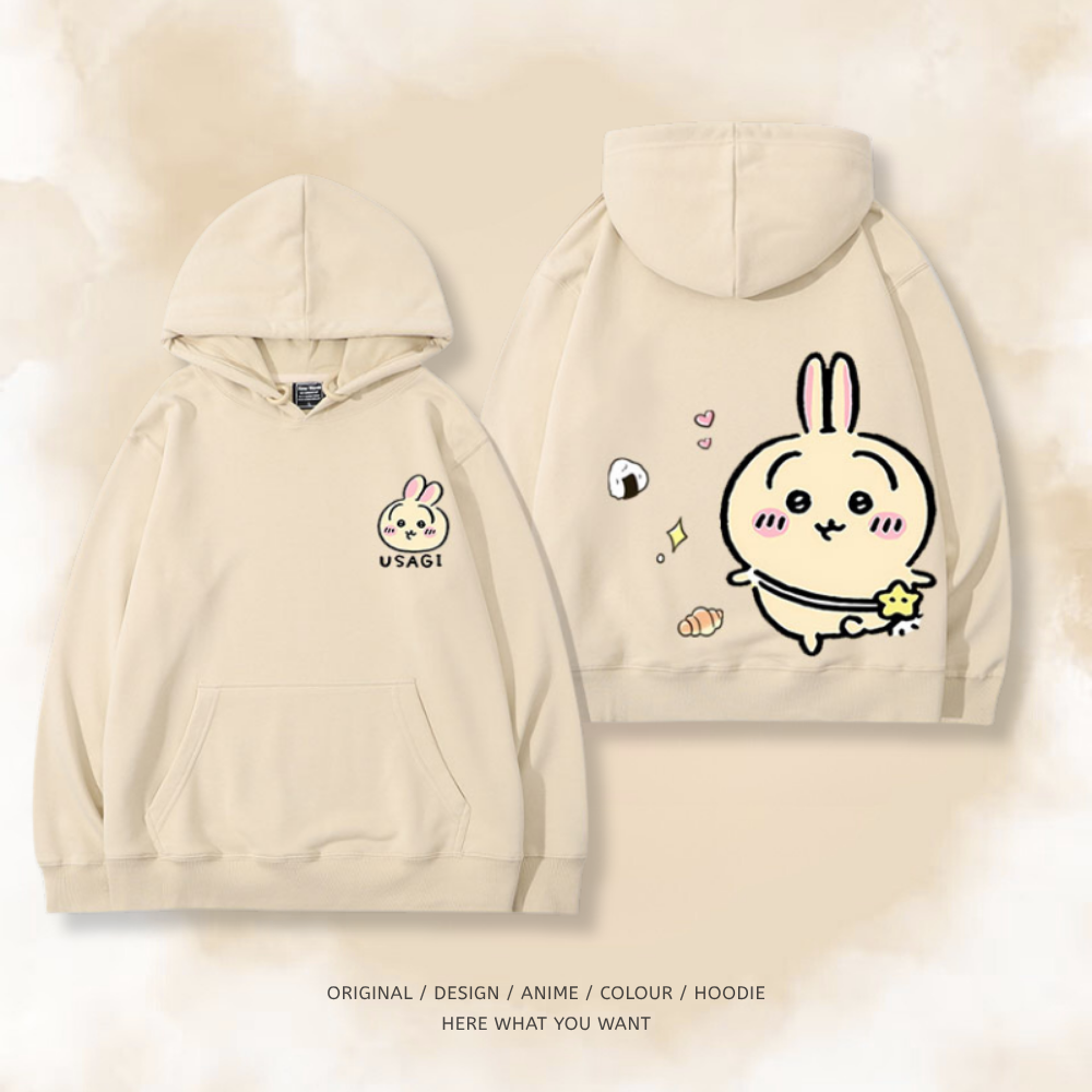 Chiikawa 2025秋冬新款 親子情侶裝連帽衛衣