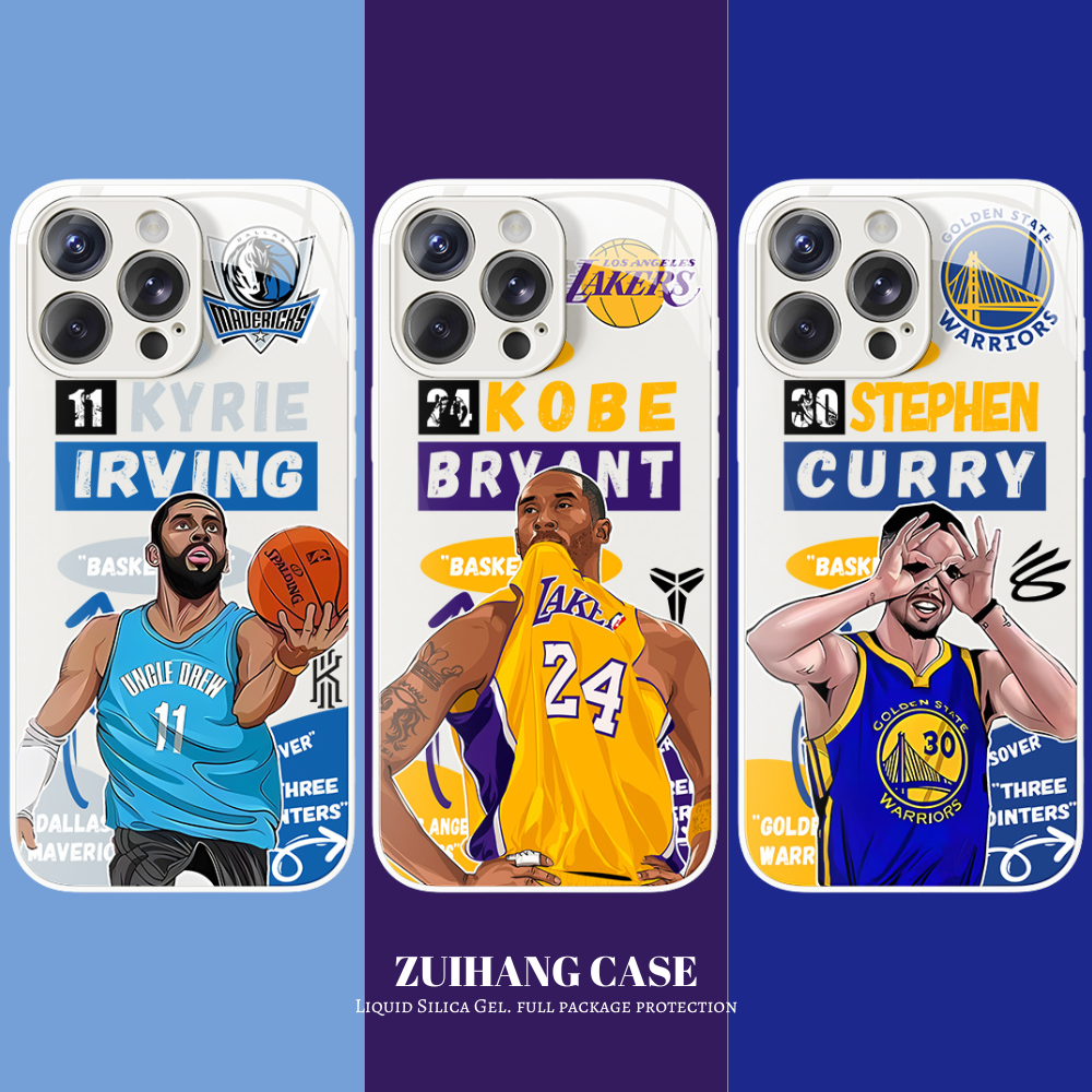 NBA球星新款高清全包防摔玻璃殼