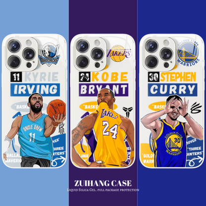 NBA球星新款高清全包防摔玻璃殼