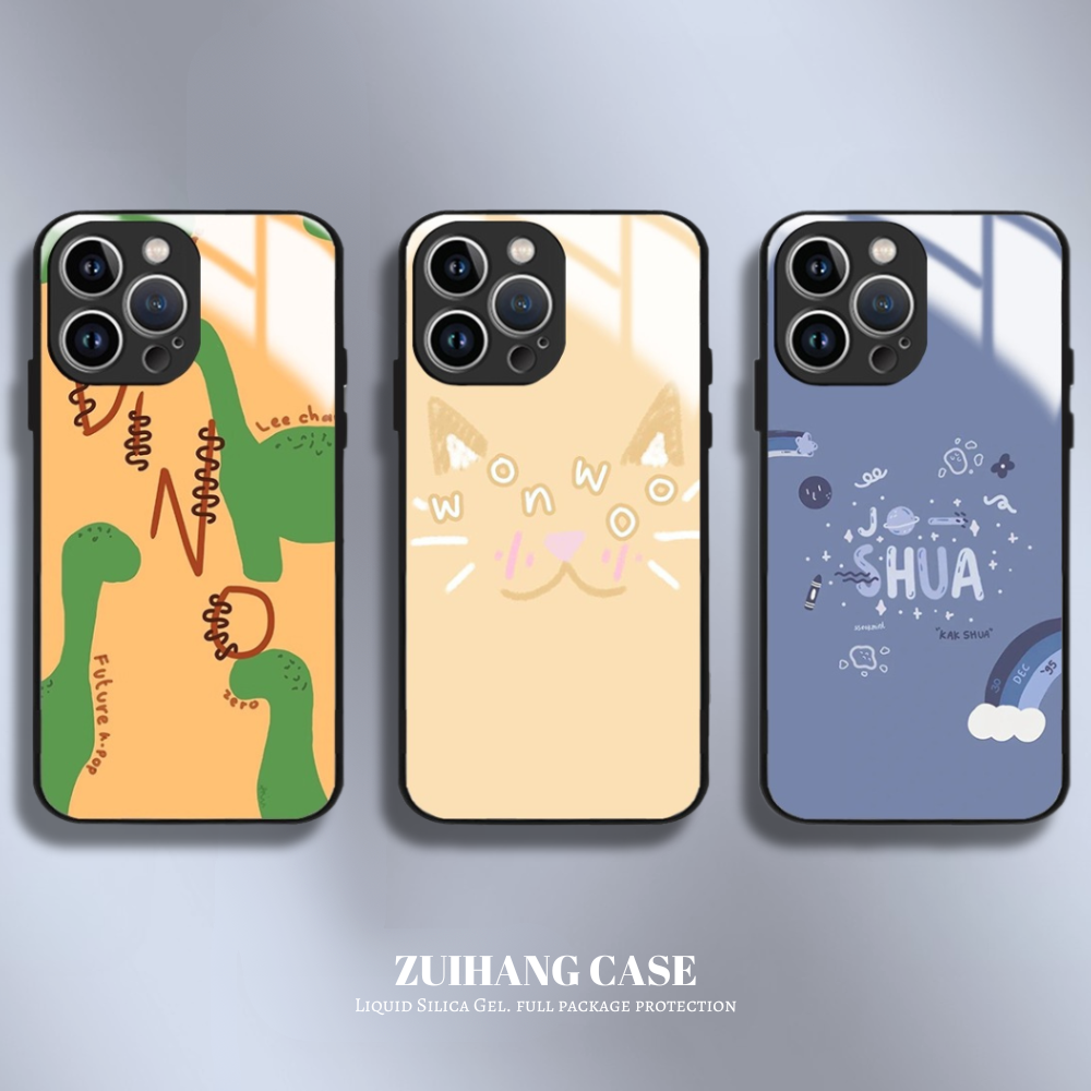 Seventeen新款高清全包防摔玻璃殼