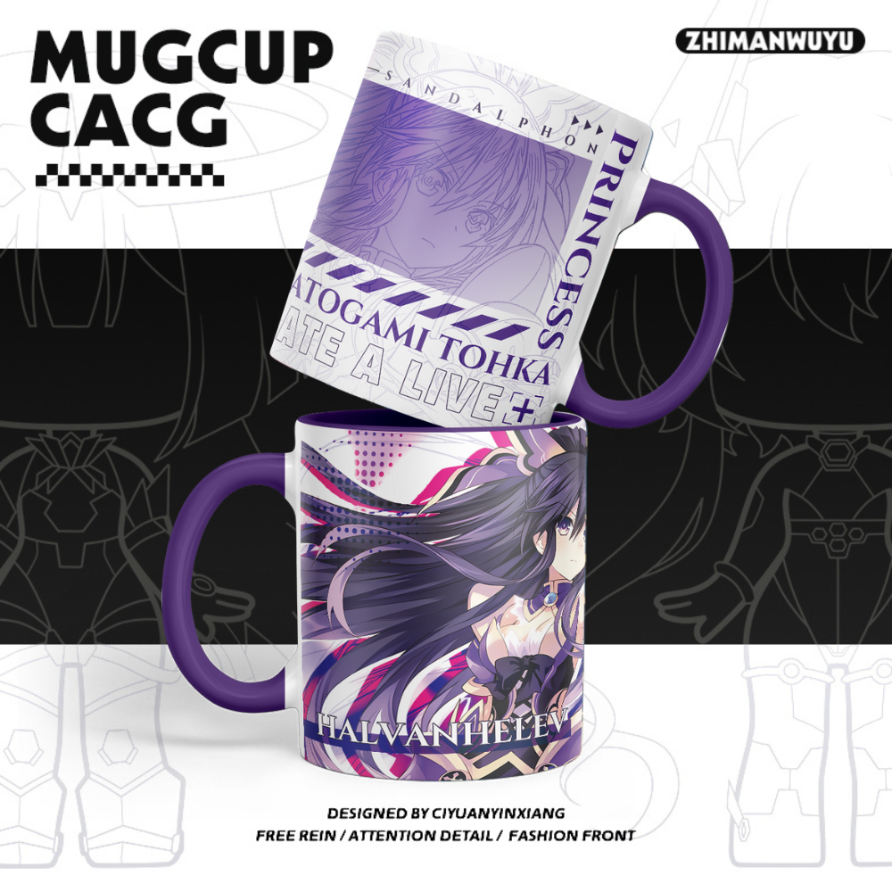 約會大作戰 同人周邊陶瓷馬克杯