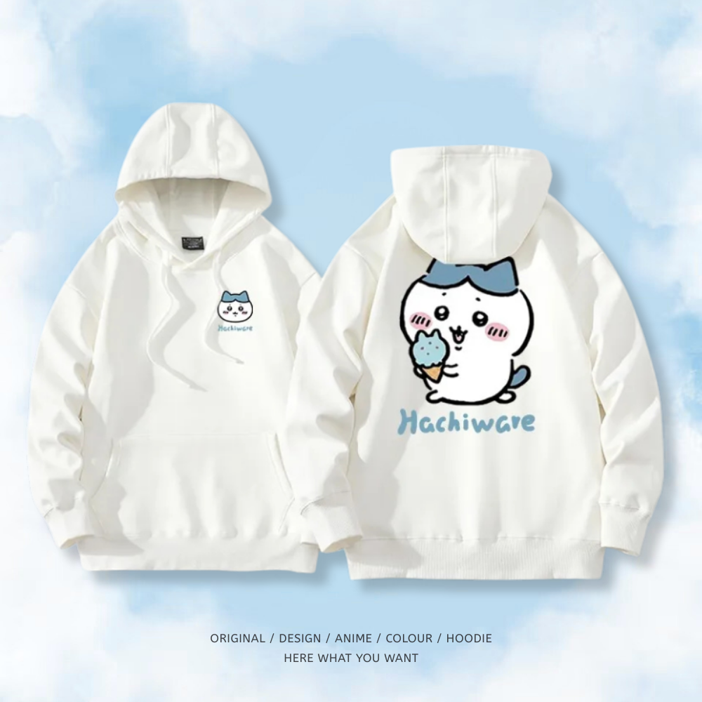 吉伊卡哇 2025秋冬新款 親子情侶男女連帽衛衣