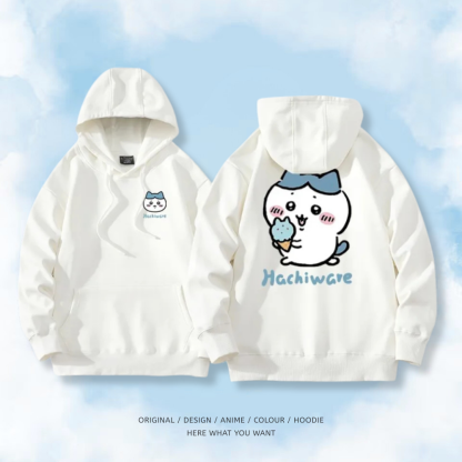 吉伊卡哇 2025秋冬新款 親子情侶男女連帽衛衣