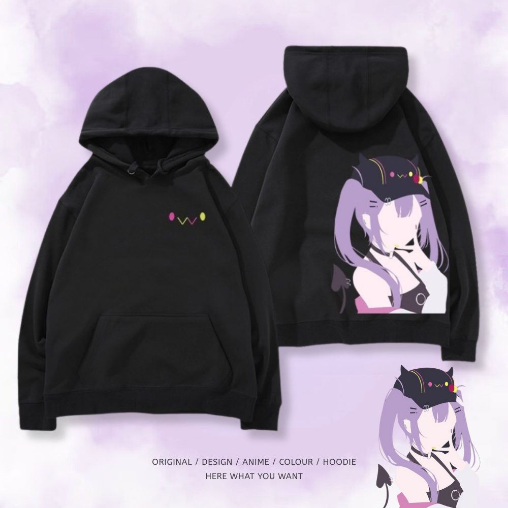 Hololive 虛擬主播 2025秋冬新款 親子情侶裝連帽衛衣