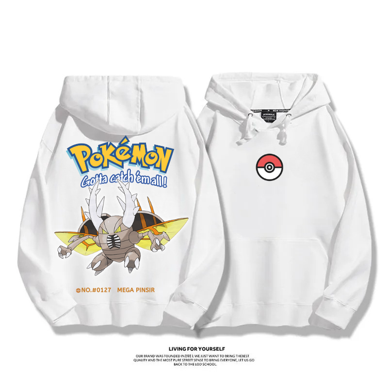 寶可夢 超級進化 2025秋冬新款 親子情侶男女連帽衛衣