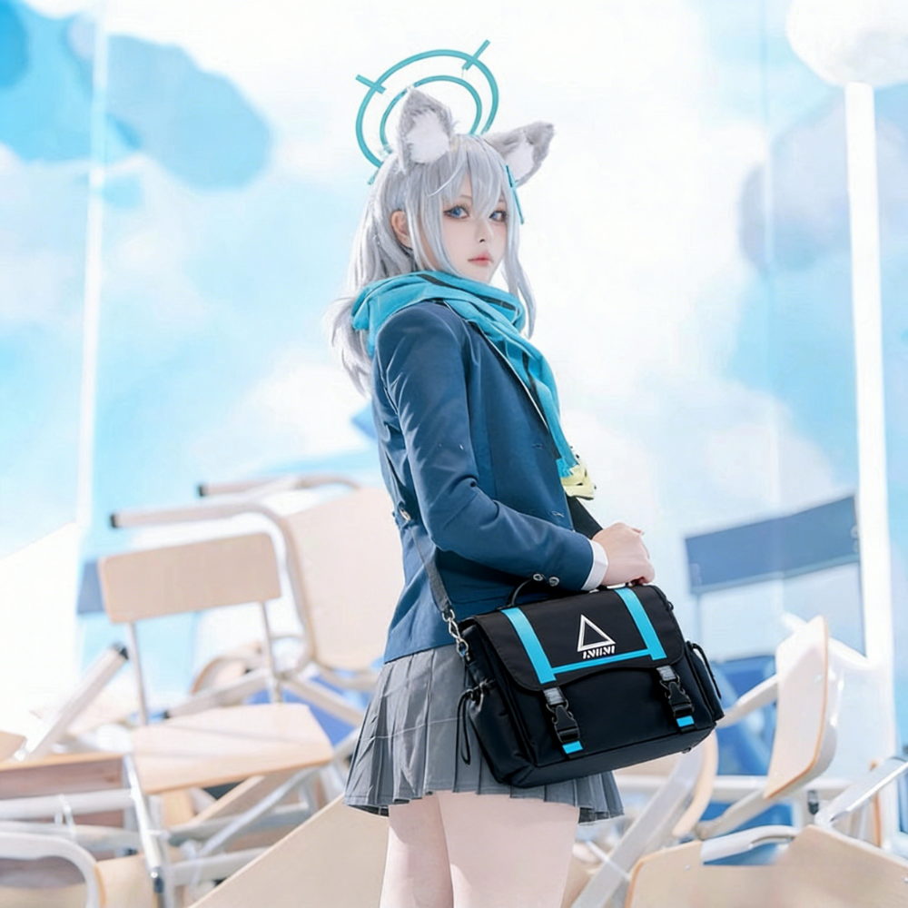 蔚藍檔案 砂狼白子同款單肩包