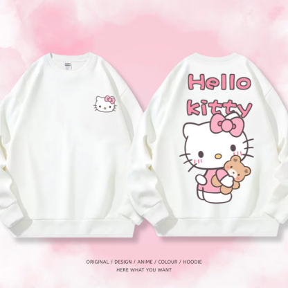 HelloKitty 秋冬新款 親子情侶裝圓領長袖