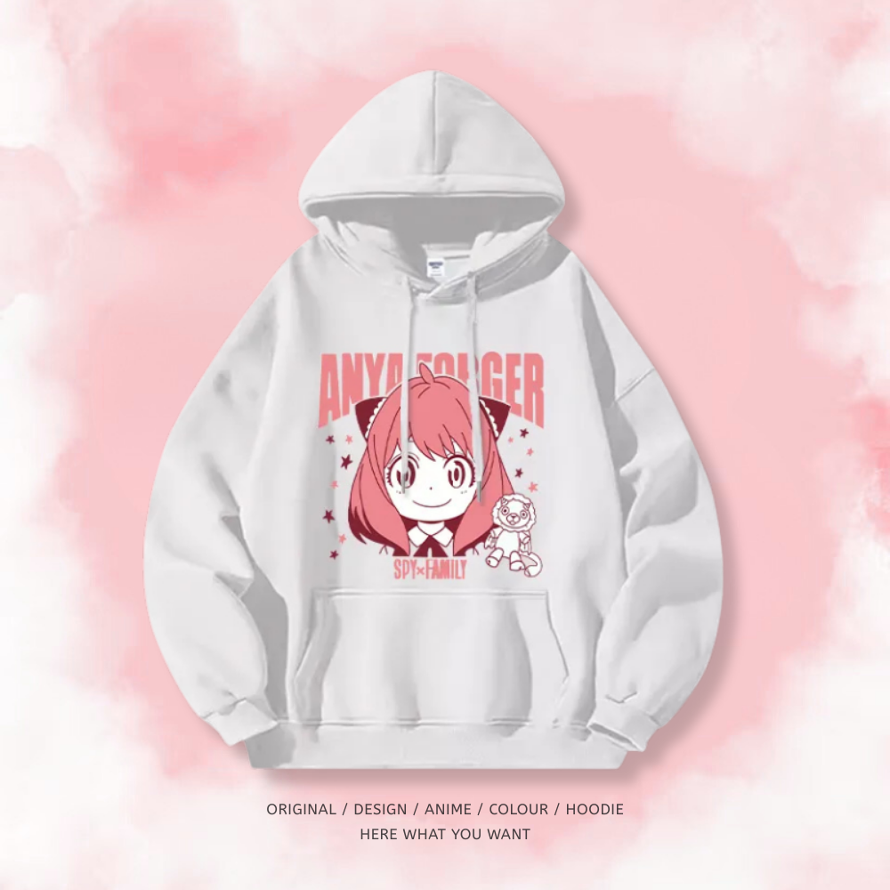 間諜家家酒 秋冬新款 親子情侶男女連帽衛衣