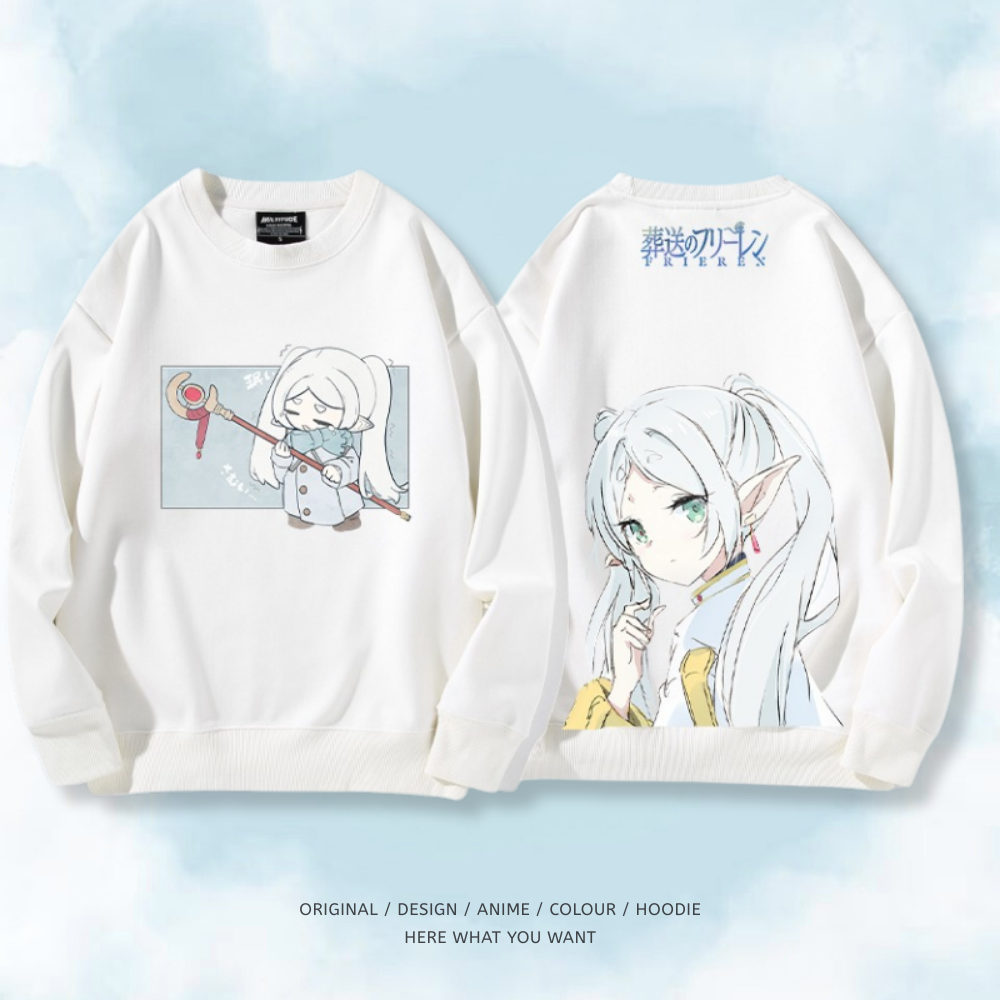 葬送的芙莉蓮 秋冬新款 親子情侶裝圓領長袖