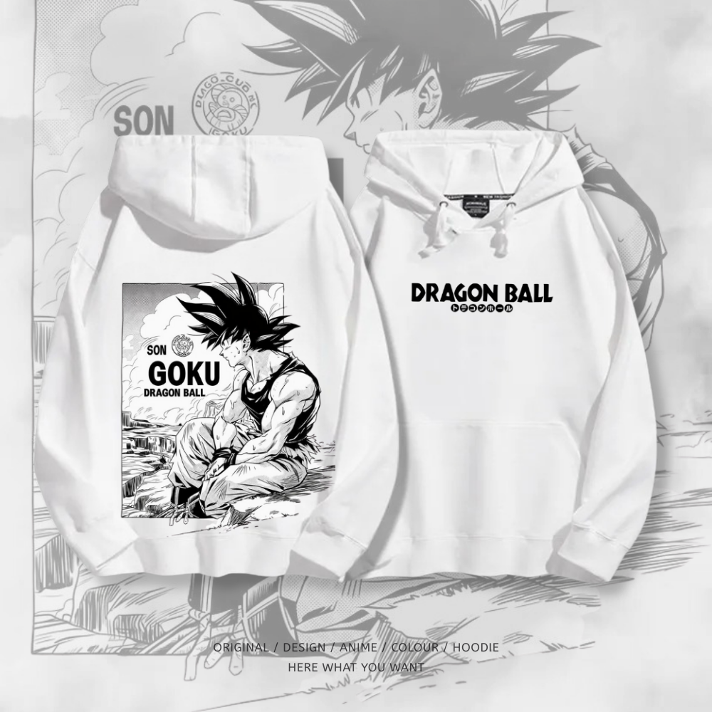 七龍珠 秋冬新款 親子情侶裝連帽衛衣