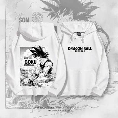 七龍珠 秋冬新款 親子情侶裝連帽衛衣