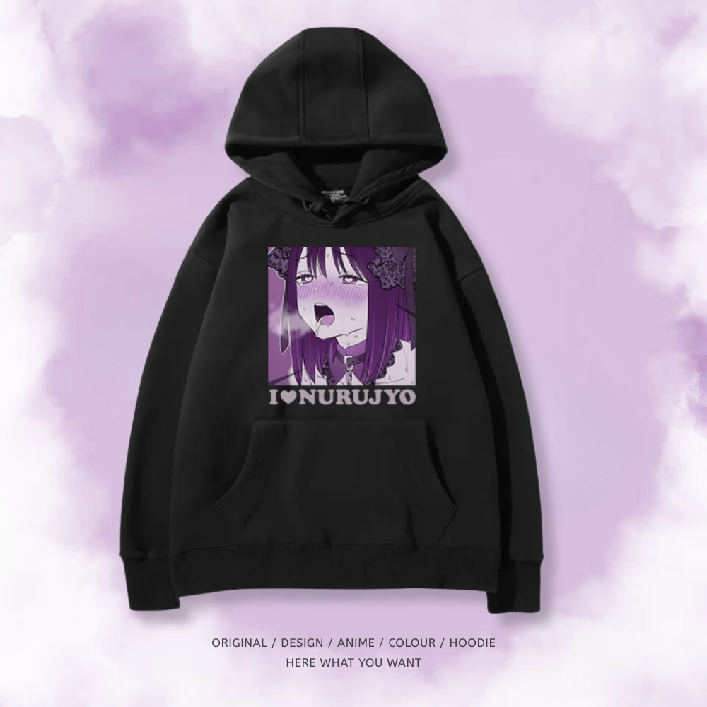 戀上換裝娃娃 秋冬新款 親子情侶裝連帽衛衣