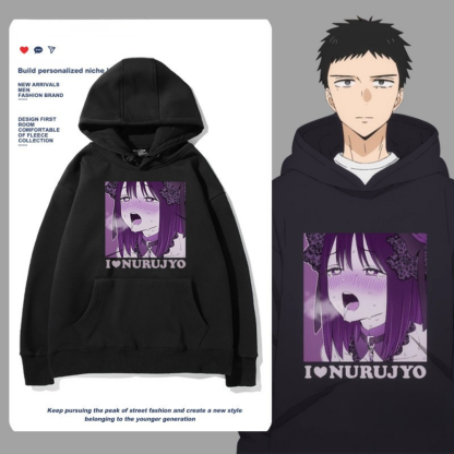 戀上換裝娃娃 秋冬新款 親子情侶裝連帽衛衣