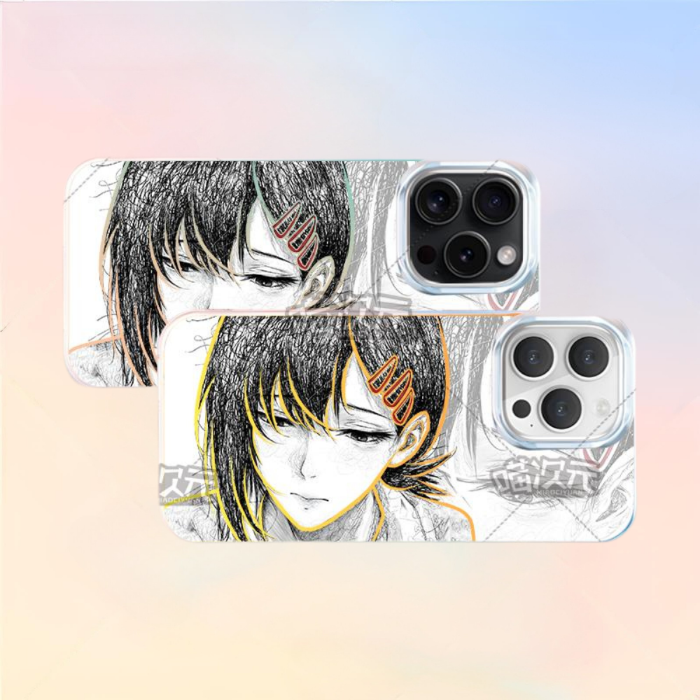 鏈鋸人極光金手機殼