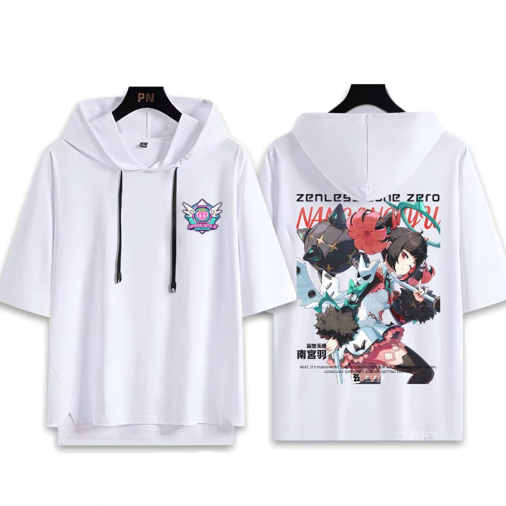 絕區零 南宮羽 連帽短袖T恤