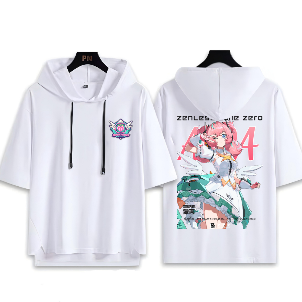 絕區零 愛芮 連帽短袖T恤