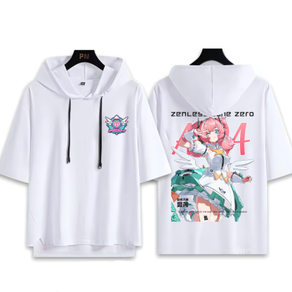 絕區零 愛芮 連帽短袖T恤