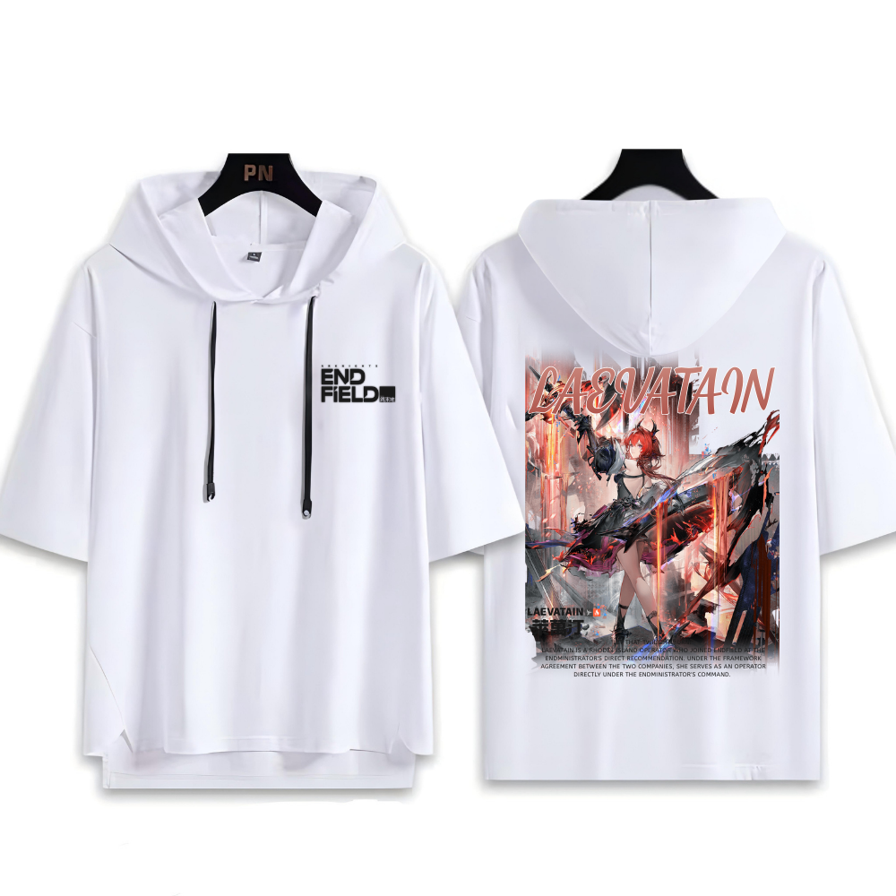 明日方舟終末地 萊萬汀 連帽短袖T恤