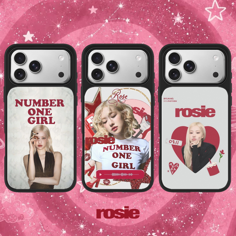 ROSÉ 樸彩英玻璃磁吸手機殼｜MagSafe 潮流保護殼