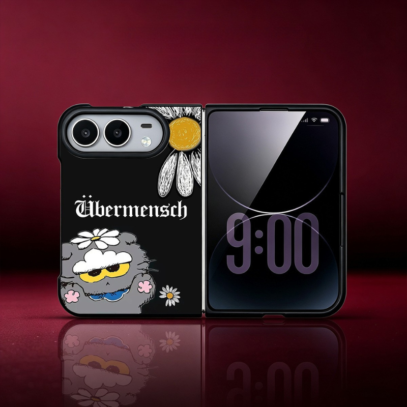 iPhone Duo GD 權志龍 ZOA 貓折疊手機殼｜潮流個性手機保護殼