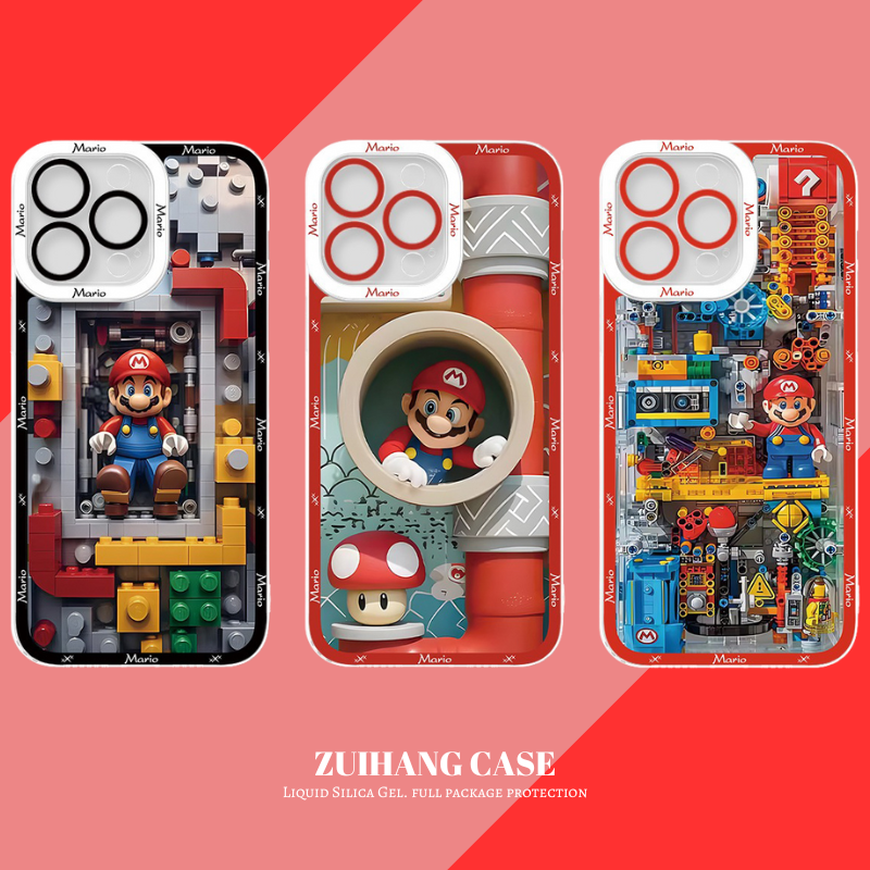 樂高積木馬里奧天使眼透明防摔軟殼-ZUIHANG SHOP