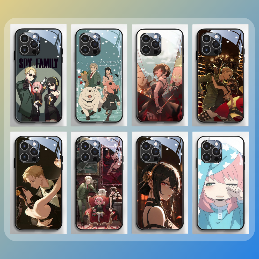 間諜家家酒新款高清全包防摔玻璃殼-ZUIHANG SHOP