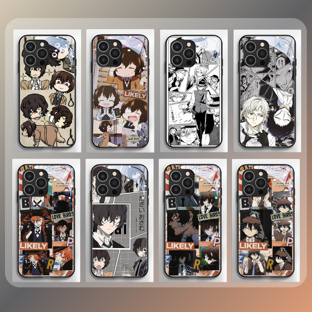 文豪野犬新款高清全包防摔玻璃殼-ZUIHANG SHOP