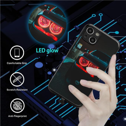 來圖客製 任意機型 來電閃智能發光手機殼-ZUIHANG SHOP