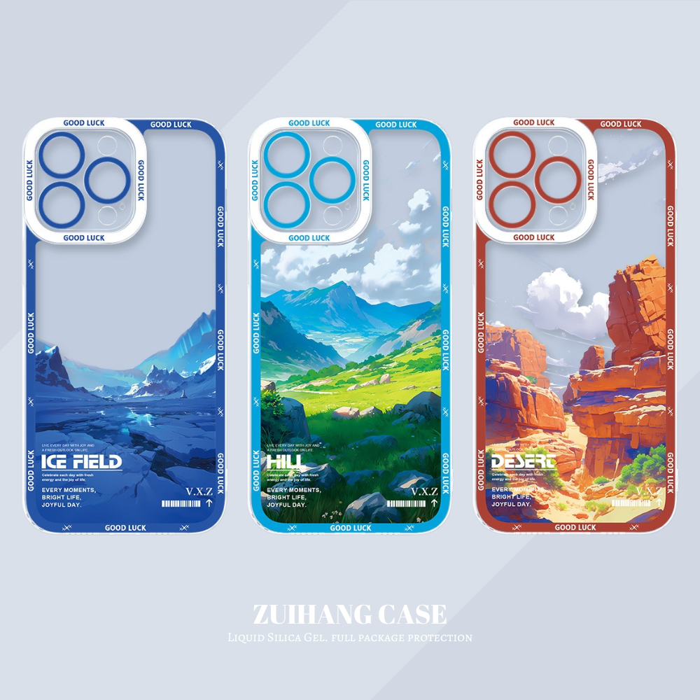 雪山風景天使眼透明防摔軟殼-ZUIHANG SHOP