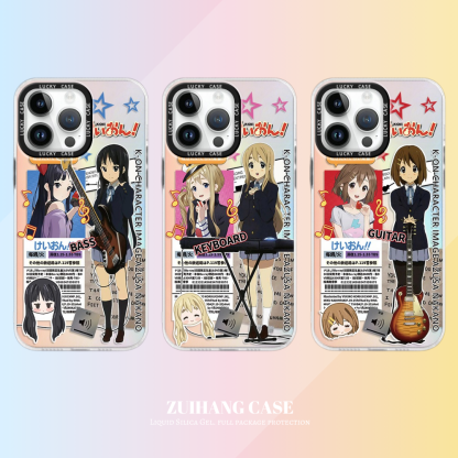 輕音少女極光鐳射防摔手機殼-ZUIHANG SHOP