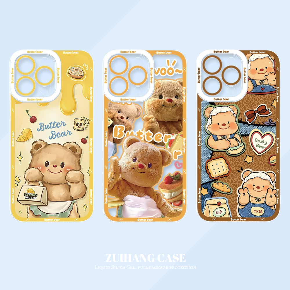 奶油小熊天使眼透明防摔軟殼-ZUIHANG SHOP