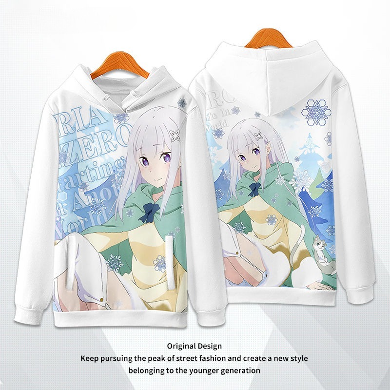 從零開始的异世界生活 親子情侶男女款連帽衛衣-ZUIHANG SHOP