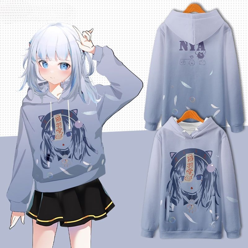 貓羽雫 親子情侶男女款連帽衛衣-ZUIHANG SHOP