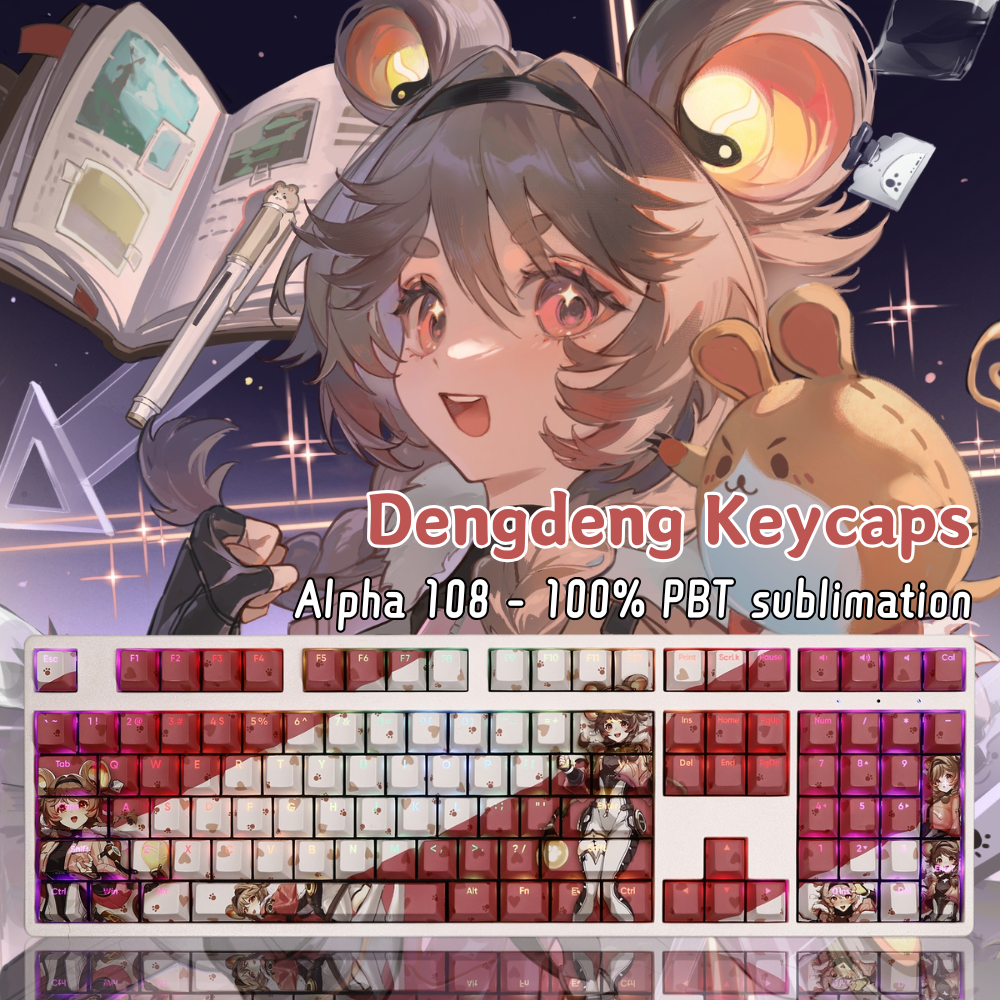 鳴潮燈燈透光RGB108鍵標準配列衛星軸鍵帽-ZUIHANG SHOP