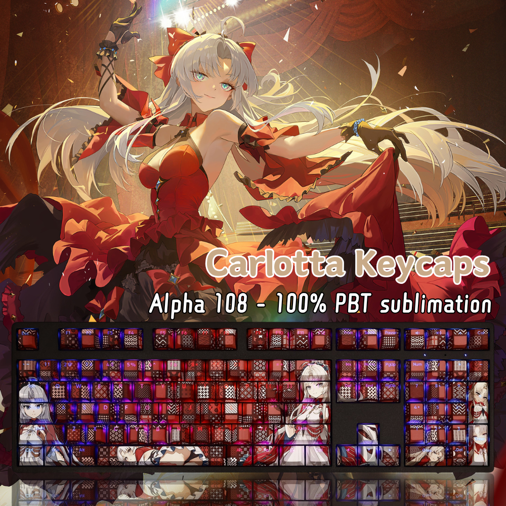 珂萊塔透光RGB108鍵標準配列衛星軸鍵帽-ZUIHANG SHOP