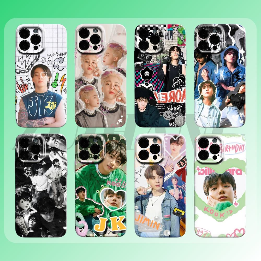 防彈少年團高清彩繪全包防摔菲林殼-ZUIHANG SHOP
