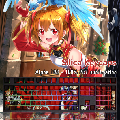 西莉卡透光RGB108鍵標準配列衛星軸鍵帽-ZUIHANG SHOP