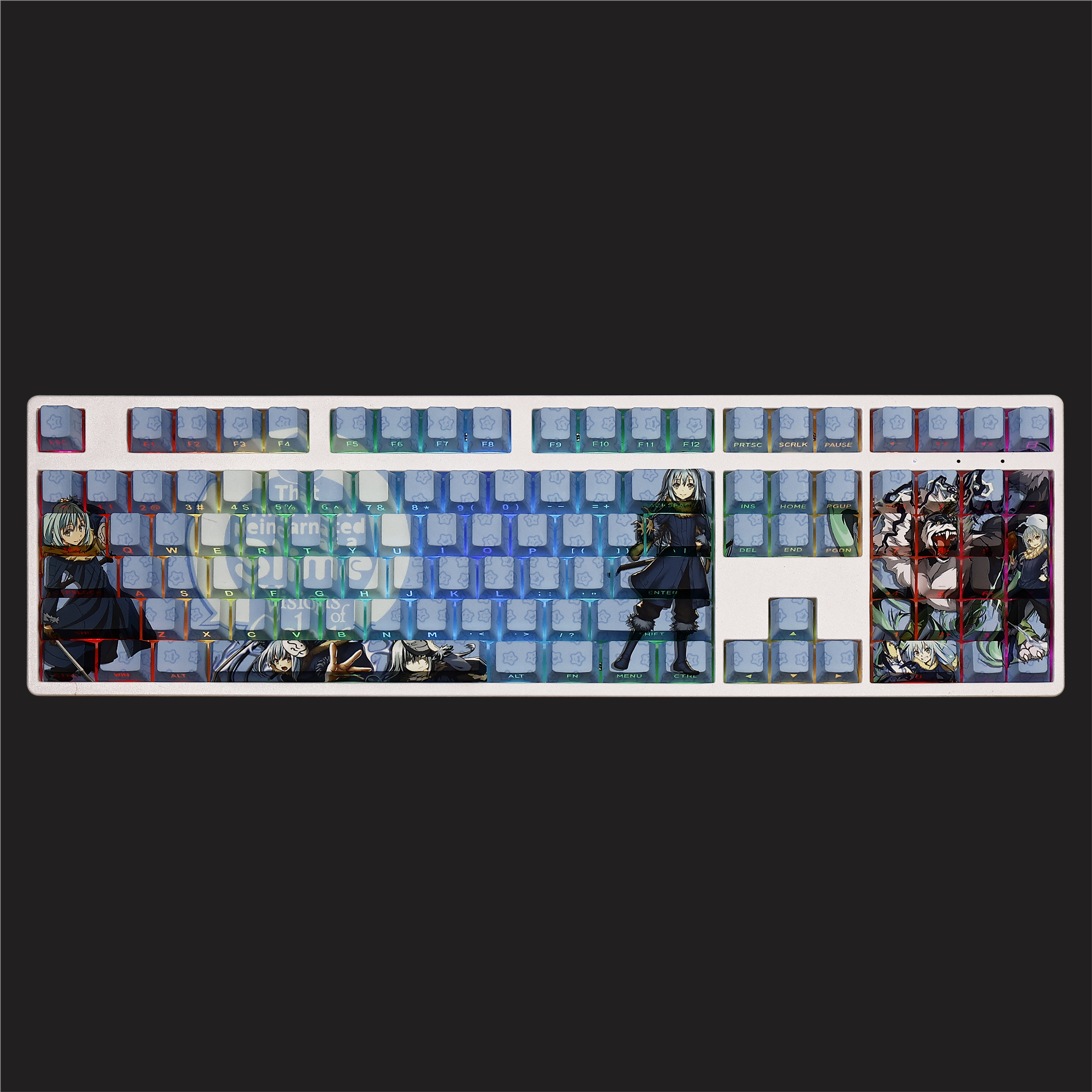 利姆魯透光RGB108鍵標準配列衛星軸鍵帽-ZUIHANG SHOP