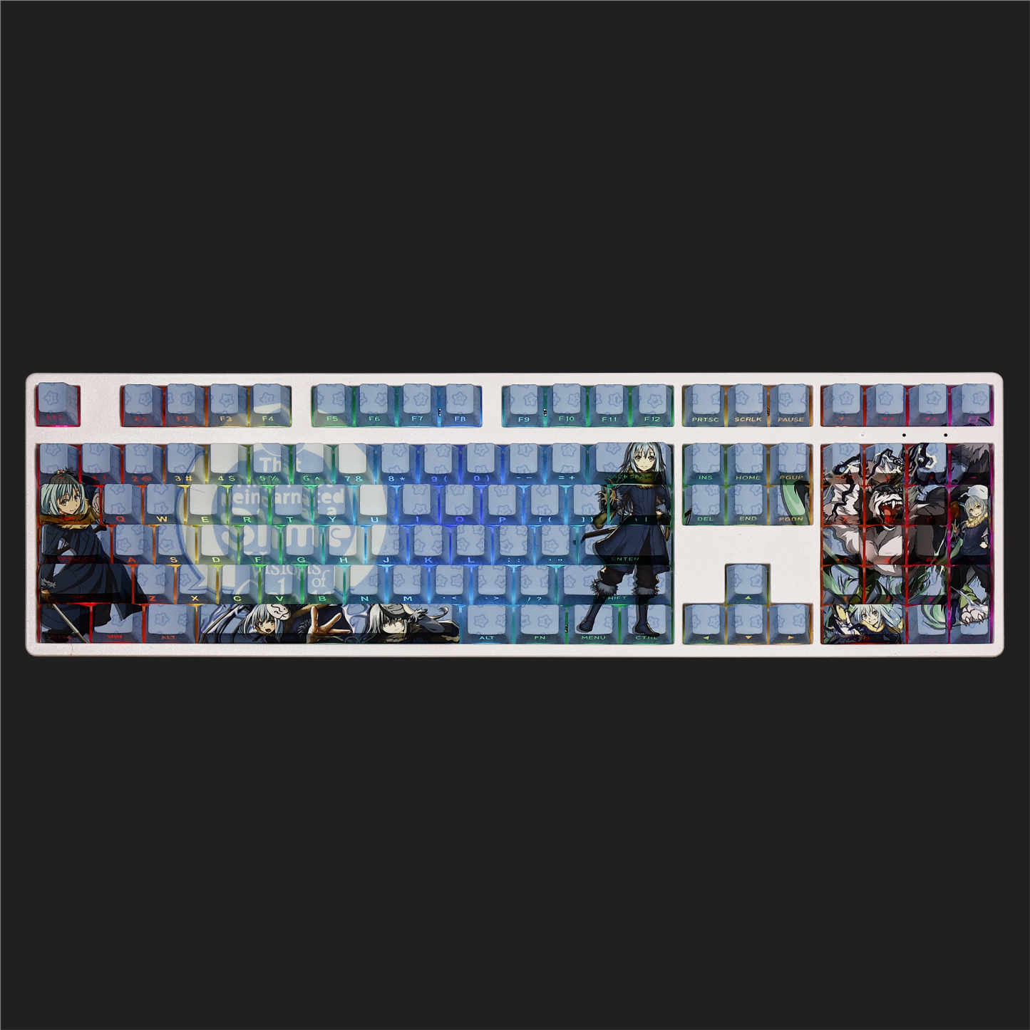 利姆魯透光RGB108鍵標準配列衛星軸鍵帽-ZUIHANG SHOP