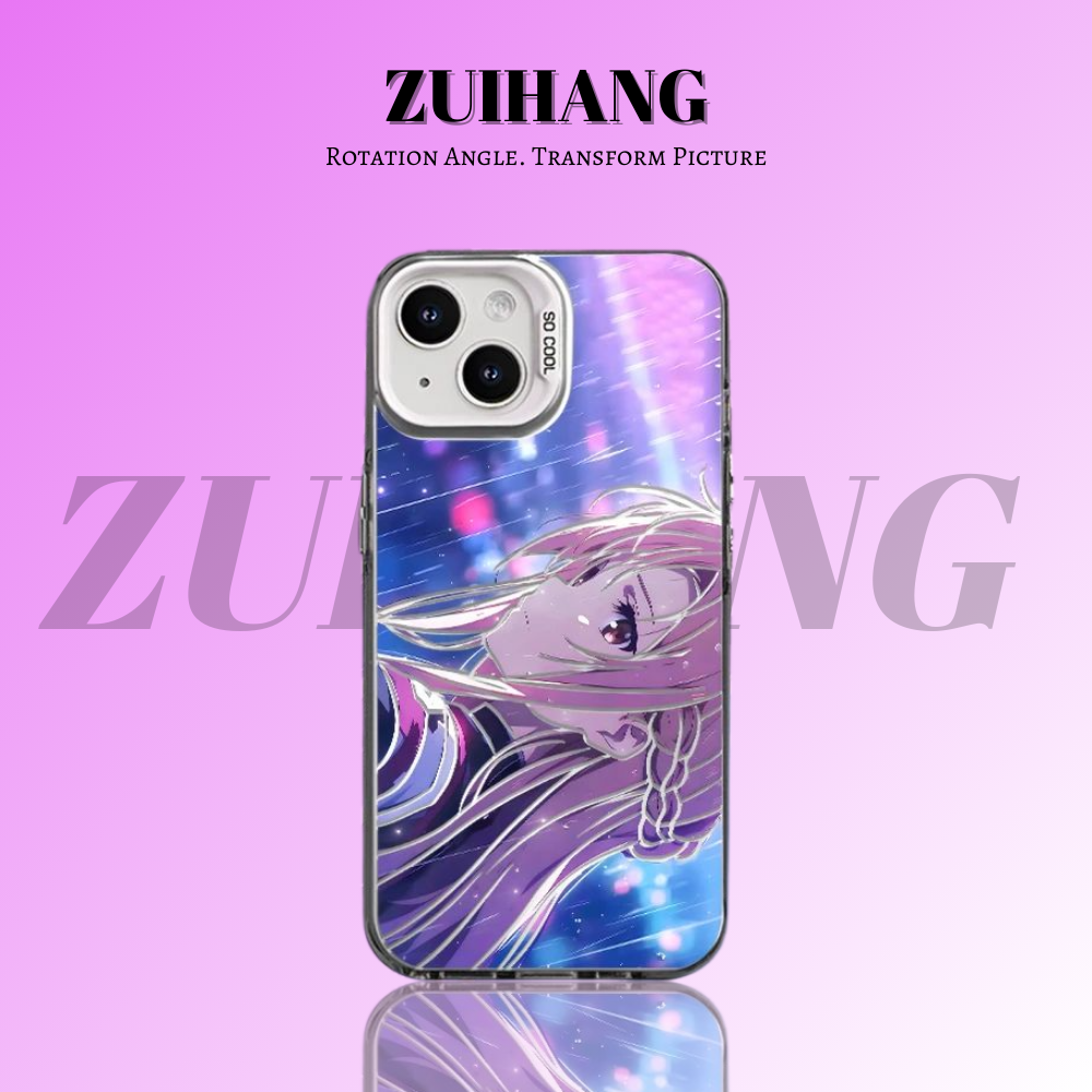 刀劍神域彩銀線條漸變防摔手機殼-ZUIHANG SHOP