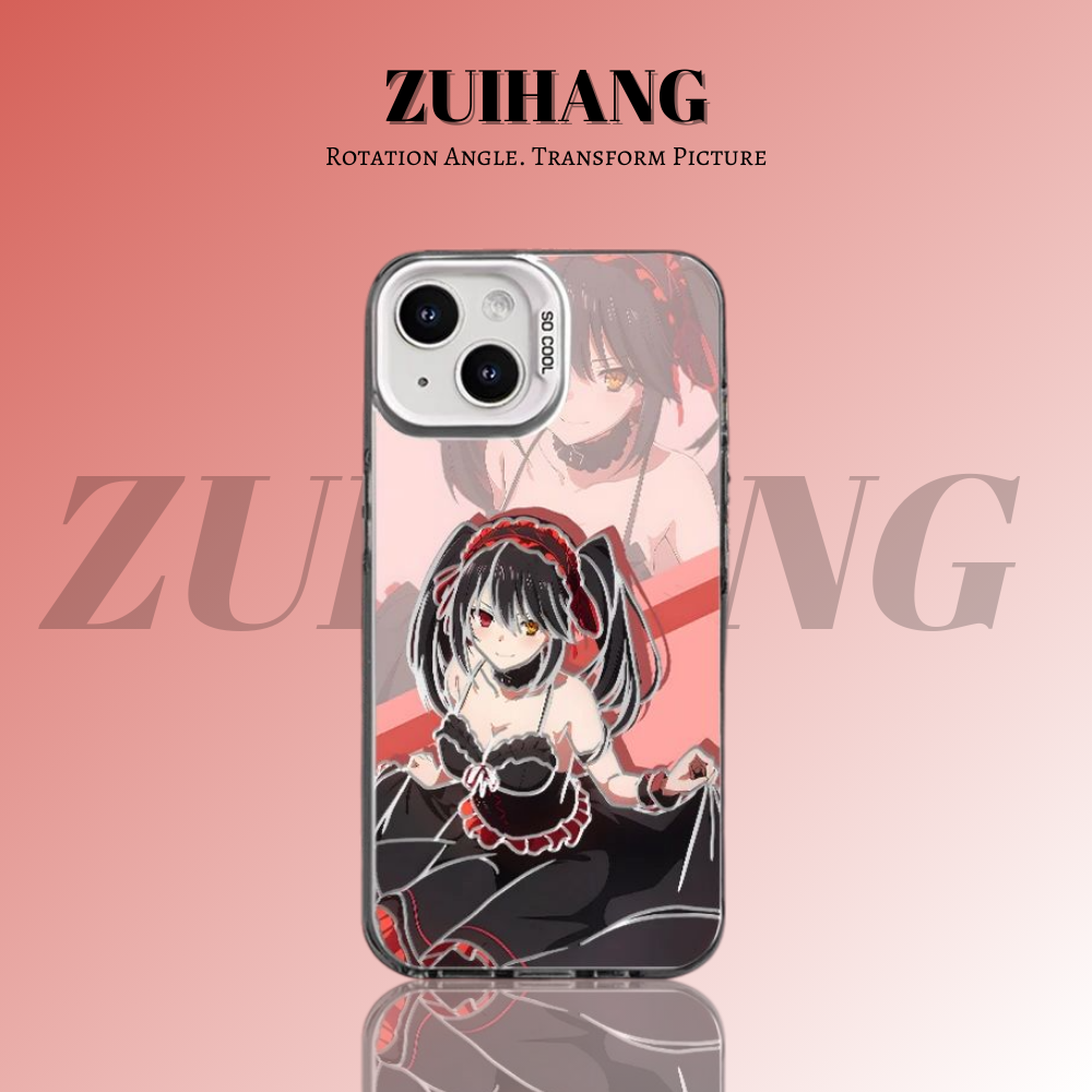 約會大作戰彩銀線條漸變防摔手機殼-ZUIHANG SHOP