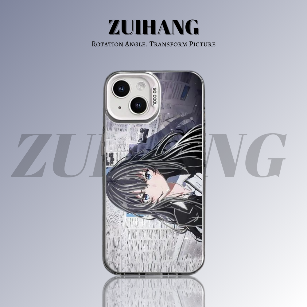 雪之下雪乃彩銀線條漸變防摔手機殼-ZUIHANG SHOP