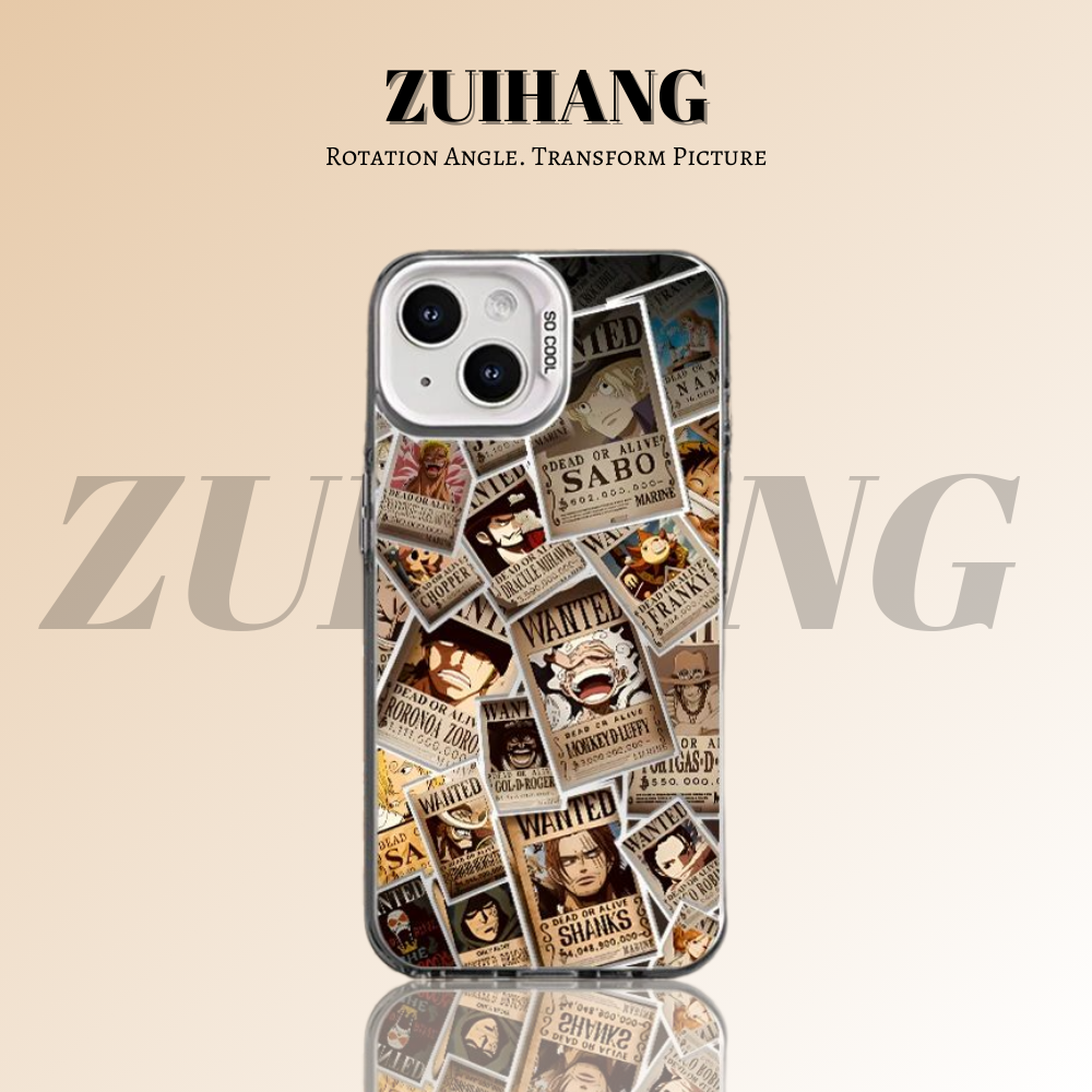 海賊王彩銀線條漸變防摔手機殼-ZUIHANG SHOP