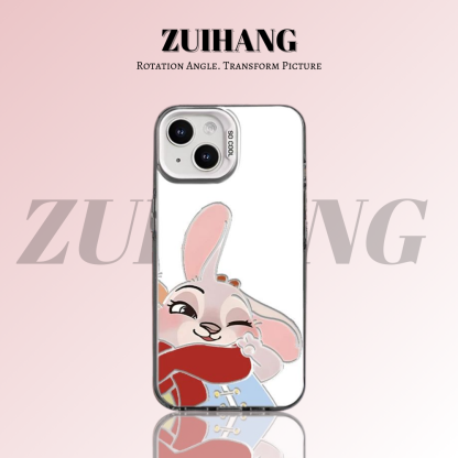 可愛卡通彩銀線條漸變防摔手機殼-ZUIHANG SHOP