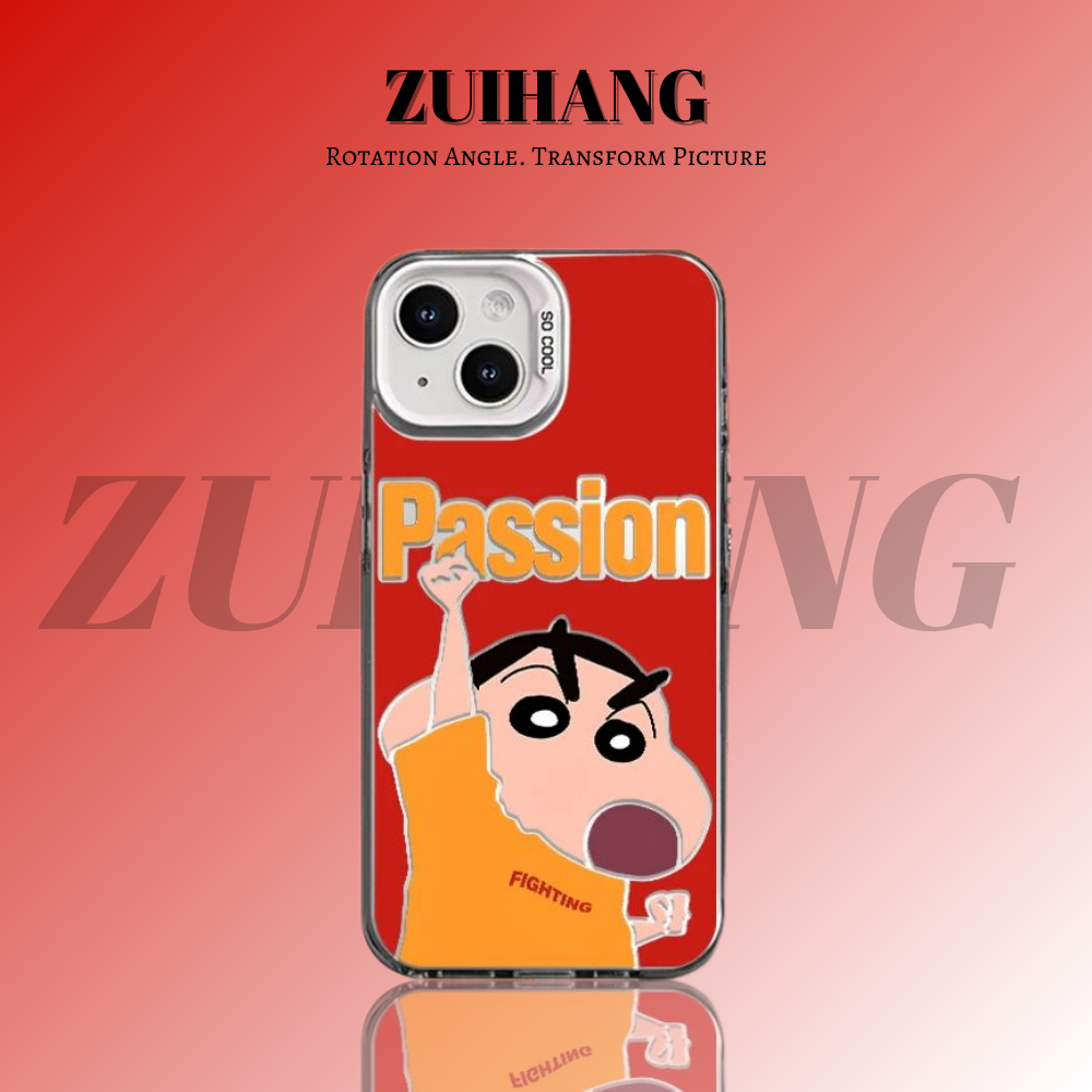 蠟筆小新彩銀防摔手機殼-ZUIHANG SHOP