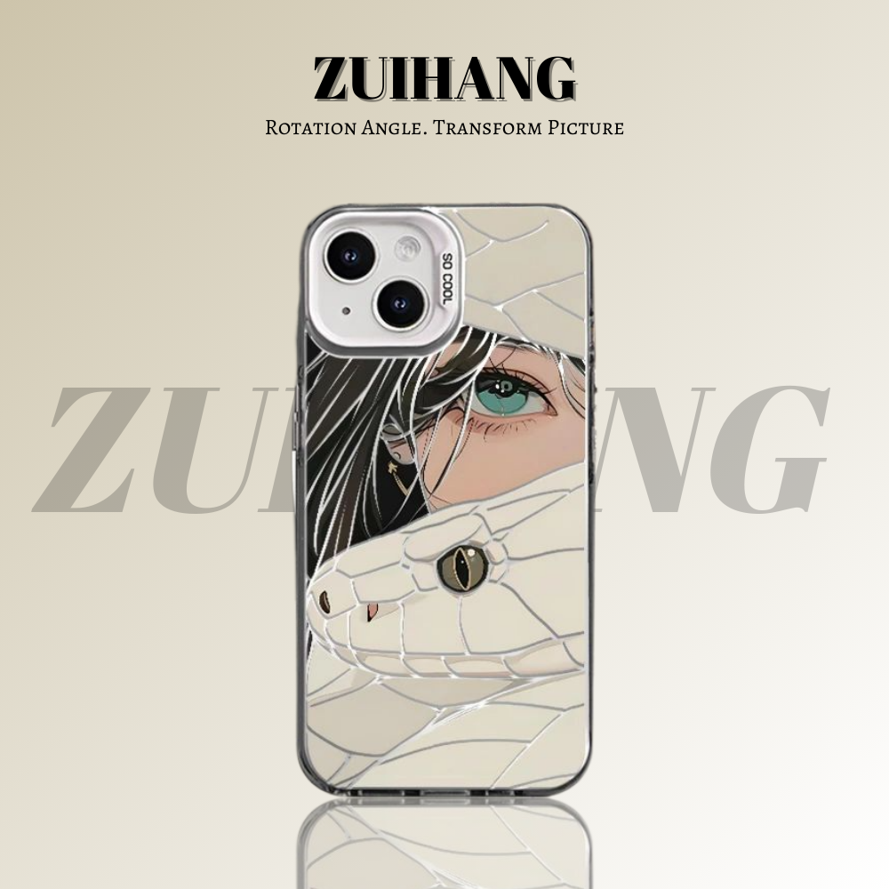 原創彩銀線條漸變防摔手機殼-ZUIHANG SHOP