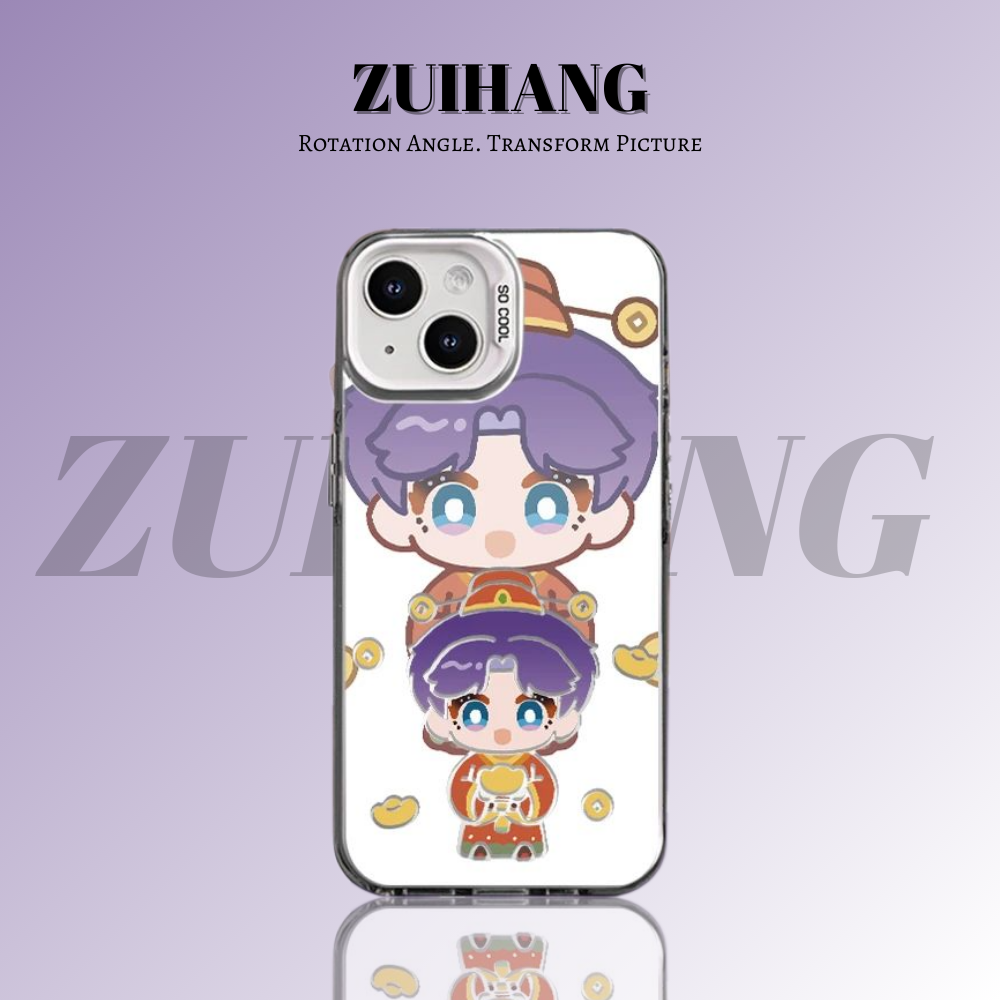 戀與深空彩銀線條漸變防摔手機殼-ZUIHANG SHOP