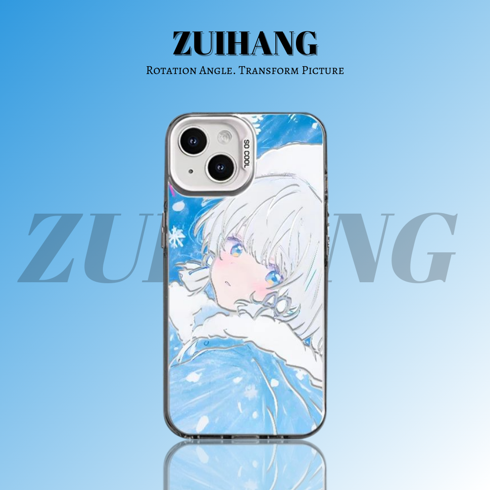 原神彩銀線條漸變防摔手機殼-ZUIHANG SHOP