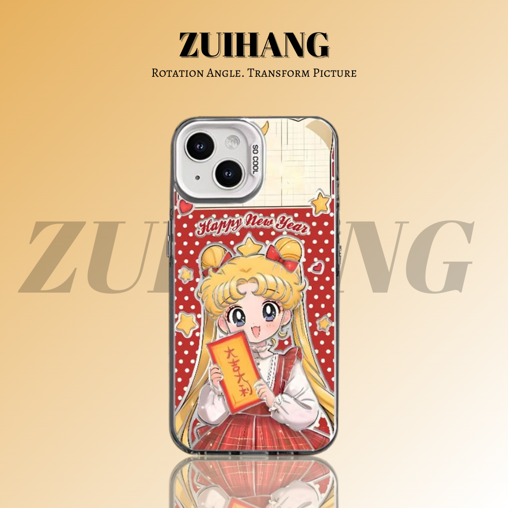 【大集合1.0】動漫彩銀線條漸變防摔手機殼-ZUIHANG SHOP